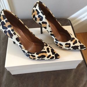 High heeled ladies shoes